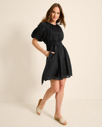 Paradise Breeze Elbow-Sleeve Dress Black | Tommy Bahama Best Price - Paradise Breeze Elbow-Sleeve Dress