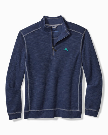 Tobago Bay Half-Zip Sweatshirt Island Navy | Tommy Bahama Recommended - Tobago Bay Half-Zip Sweatshirt