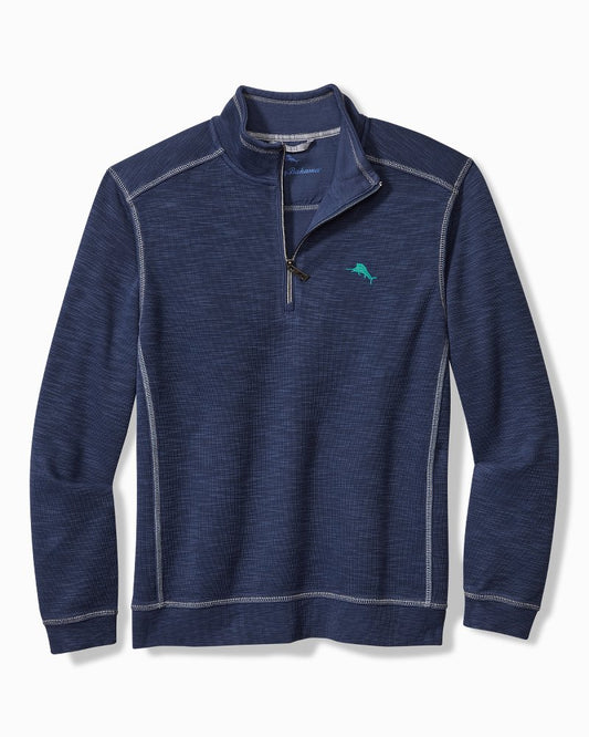 Tobago Bay Half-Zip Sweatshirt Island Navy | Tommy Bahama Recommended - Tobago Bay Half-Zip Sweatshirt