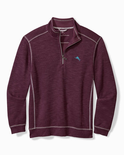 Tobago Bay Half-Zip Sweatshirt Blackberry Fizz | Tommy Bahama Featured - Tobago Bay Half-Zip Sweatshirt