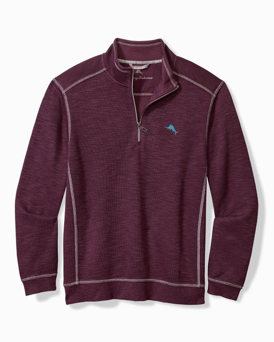 Tobago Bay Half-Zip Sweatshirt Blackberry Fizz | Tommy Bahama Featured - Tobago Bay Half-Zip Sweatshirt