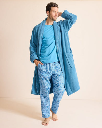 Loop Terry Robe Blue Fade | Tommy Bahama Great Value - Loop Terry Robe