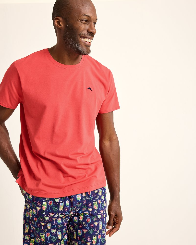 Big & Tall Short-Sleeve Crewneck T-Shirt Cranberry | Tommy Bahama Top Pick - Big & Tall Short-Sleeve Crewneck T-Shirt