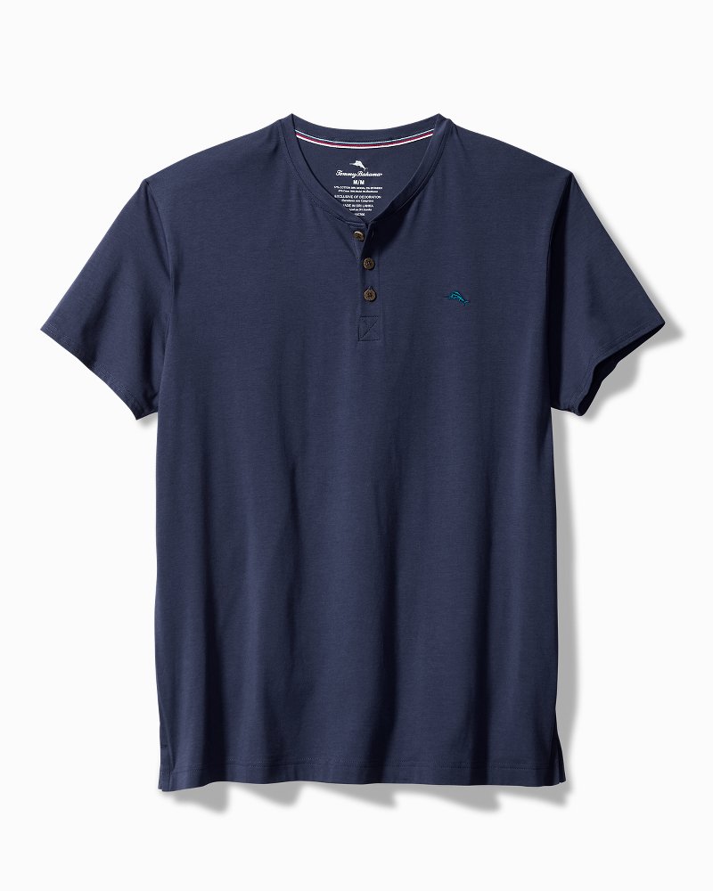 Jersey Short-Sleeve Henley Peacoat Navy | Tommy Bahama Latest - Jersey Short-Sleeve Henley