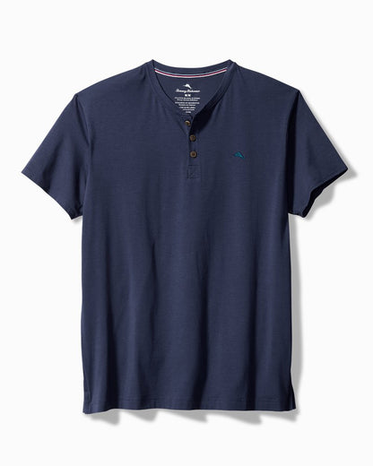 Big & Tall Jersey Short-Sleeve Henley Peacoat Navy | Tommy Bahama Customer Favorite - Big & Tall Jersey Short-Sleeve Henley
