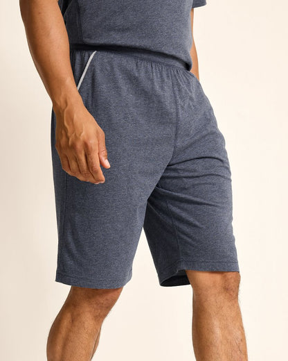 Big & Tall Jersey Lounge Shorts Heathered Blue | Tommy Bahama Great Value - Big & Tall Jersey Lounge Shorts