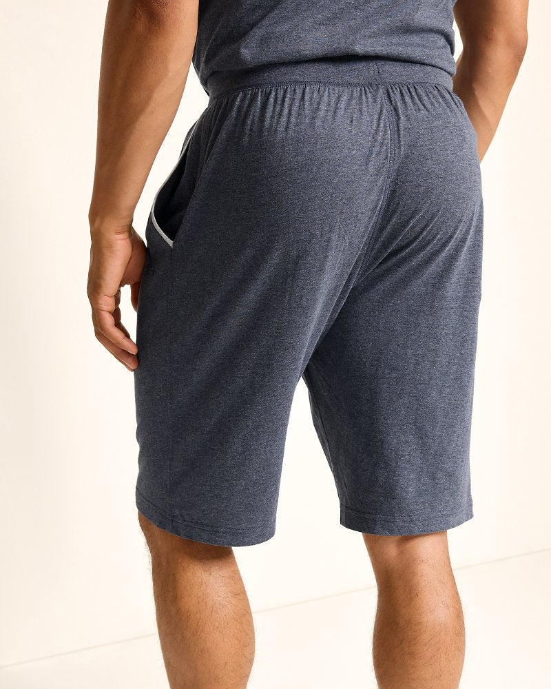 Big & Tall Jersey Lounge Shorts Heathered Blue | Tommy Bahama Great Value - Big & Tall Jersey Lounge Shorts