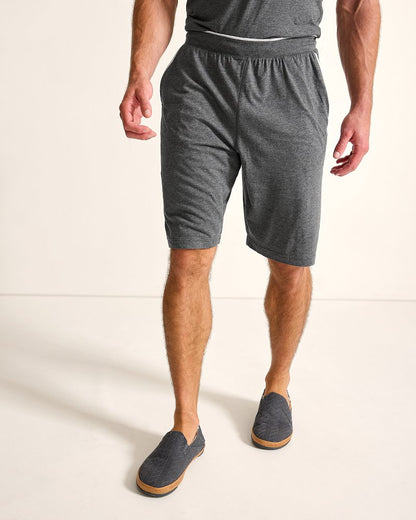 Big & Tall Jersey Lounge Shorts Heather Charcoal Grey | Tommy Bahama Top Pick - Big & Tall Jersey Lounge Shorts