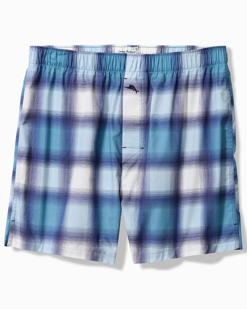 Big & Tall Woven Marlin Print Boxers Ancient Ivory | Tommy Bahama Special Offer - Big & Tall Woven Marlin Print Boxers