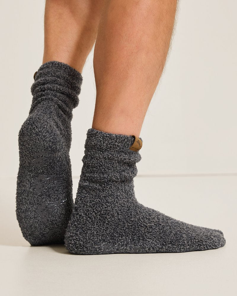 Island Soft® Lounge Socks Charcoal Marl | Tommy Bahama Smart Buy - Island Soft® Lounge Socks