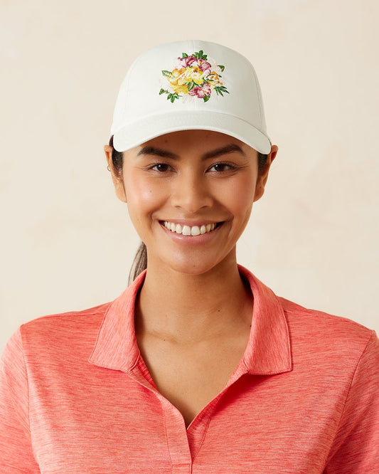 The Tropic Cays Floral Cap White | Tommy Bahama Classic - The Tropic Cays Floral Cap