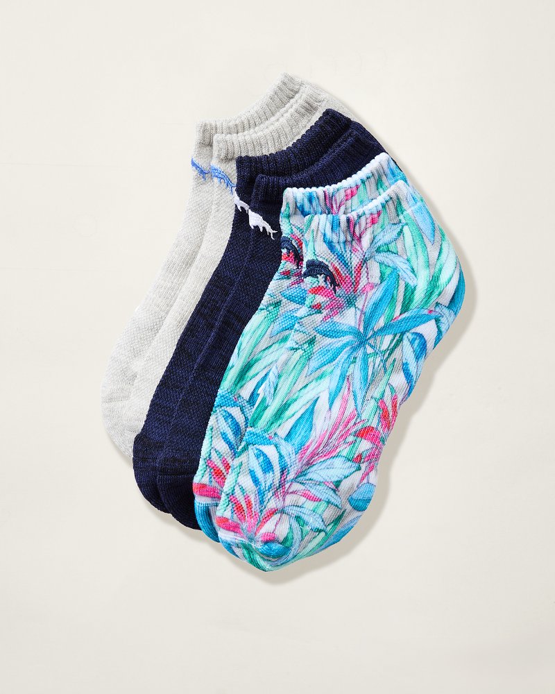 IslandZone® Performance Athletic Socks — 3 Pack Assorted | Tommy Bahama Essential - IslandZone® Performance Athletic Socks — 3 Pack