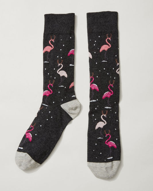 Say It Ain't Snow Socks Charcoal Heather | Tommy Bahama Exclusive - Say It Ain't Snow Socks