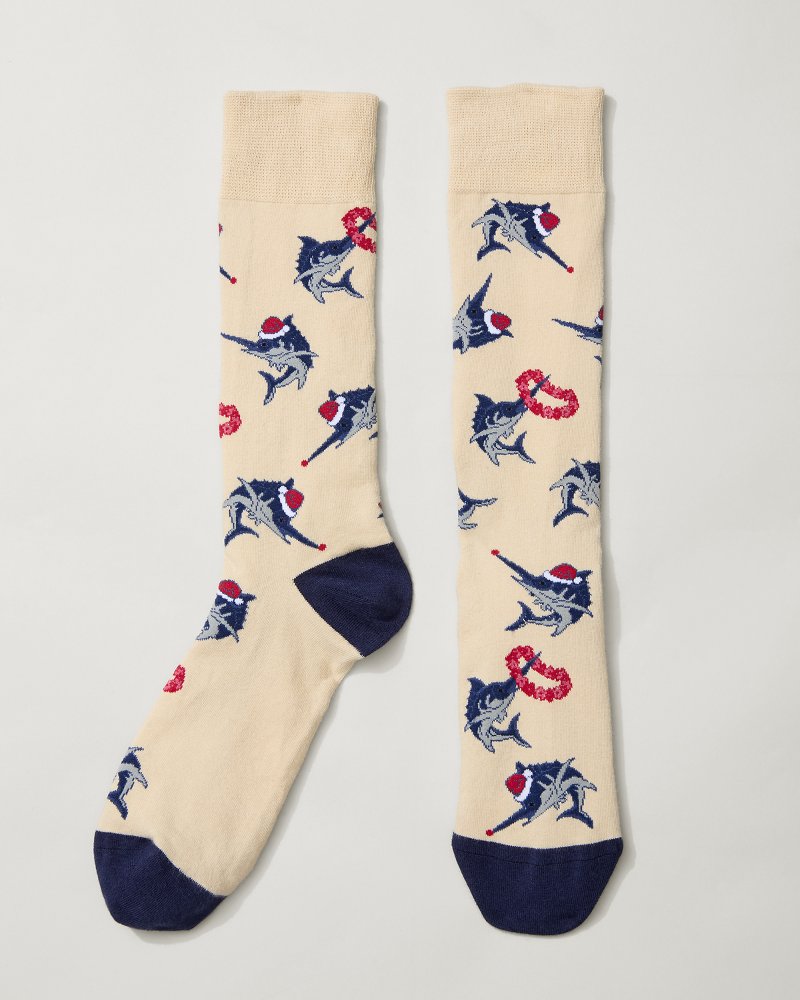Merry Marlins Socks Stone | Tommy Bahama Best Price - Merry Marlins Socks