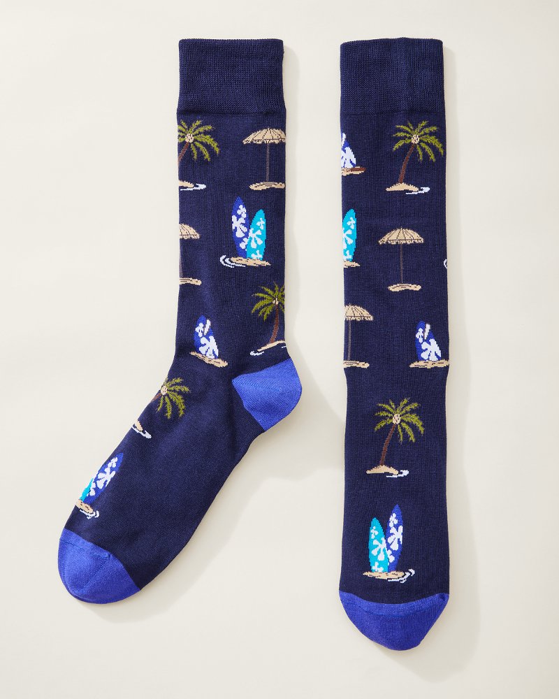 Shore Thing Socks Coastline | Tommy Bahama Featured - Shore Thing Socks