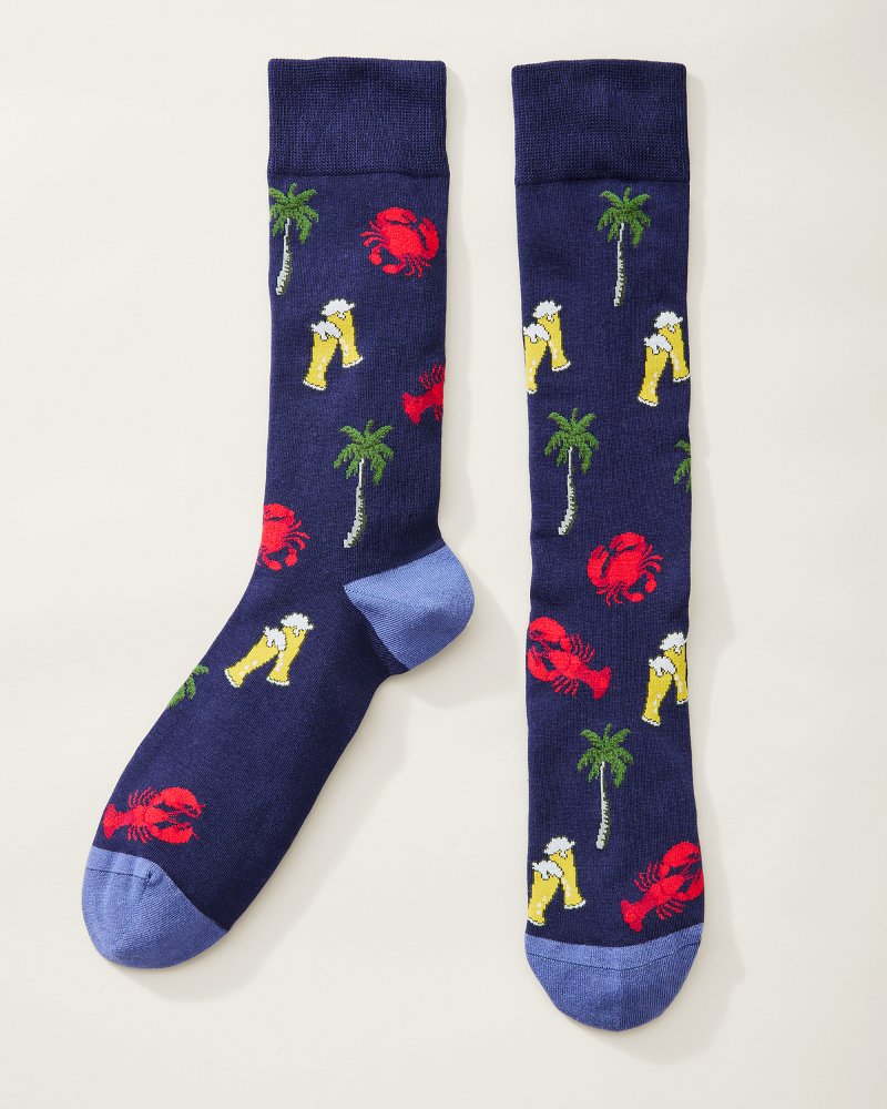 Shell of a Good Time Socks Coastline | Tommy Bahama Best Seller - Shell of a Good Time Socks