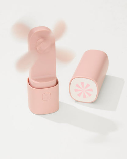 Portable Fan & Power Bank Pink | Tommy Bahama Everyday - Portable Fan & Power Bank