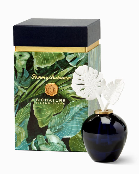 Island Blend Villa Fronds Porcelain Leaf Diffuser Island Blend | Tommy Bahama Popular - Island Blend Villa Fronds Porcelain Leaf Diffuser