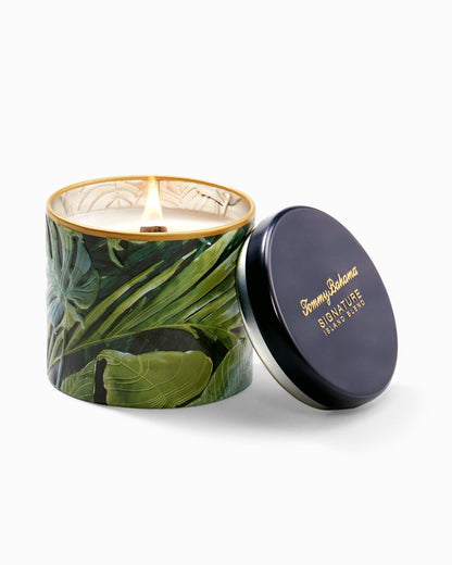 Island Blend 10.6-oz Villa Fronds Candle Tin Island Blend | Tommy Bahama Exclusive - Island Blend 10.6-oz Villa Fronds Candle Tin