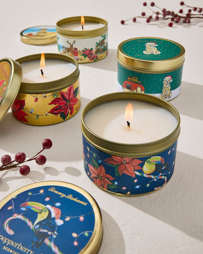 Hollyberry 6-oz. Travel Candle Tin Multicolor | Tommy Bahama Trusted - Hollyberry 6-oz. Travel Candle Tin