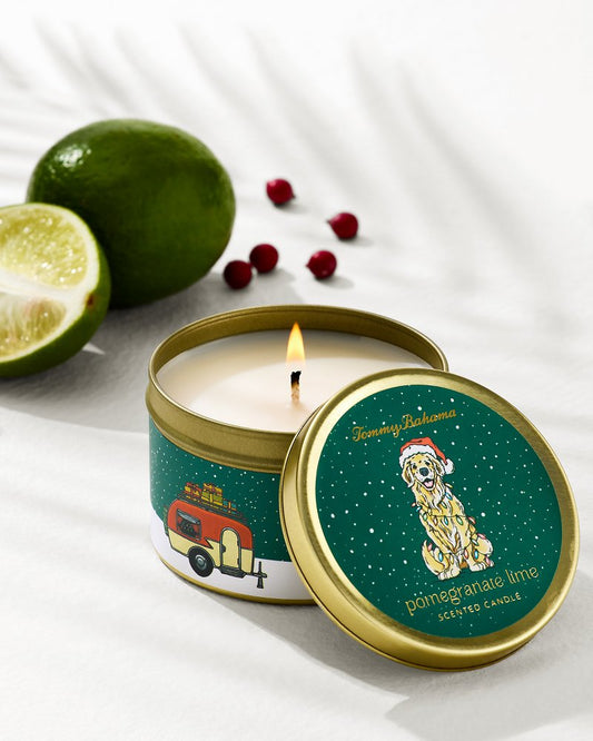 Pomegranate Lime 6-oz. Travel Candle Tin Multicolor | Tommy Bahama Hot Sale - Pomegranate Lime 6-oz. Travel Candle Tin