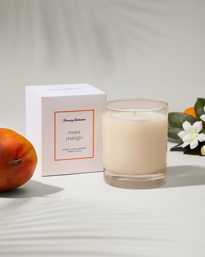Island Glow Luminary Candle Refill - Maui Mango Maui Mango | Tommy Bahama Deals - Island Glow Luminary Candle Refill - Maui Mango