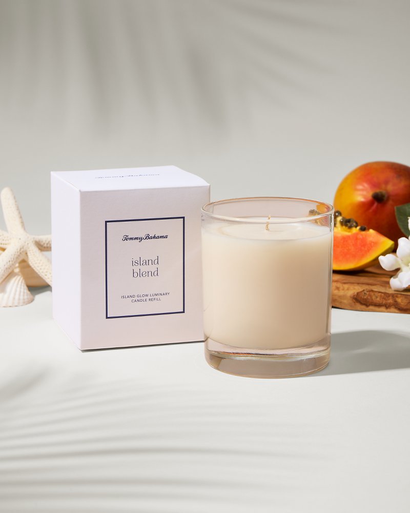 Island Glow Luminary Candle Refill - Island Blend Island Blend | Tommy Bahama New - Island Glow Luminary Candle Refill - Island Blend