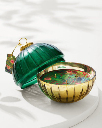 Evergreen 8.5-oz. Etched Ornament Candle Evergreen | Tommy Bahama Featured - Evergreen 8.5-oz. Etched Ornament Candle