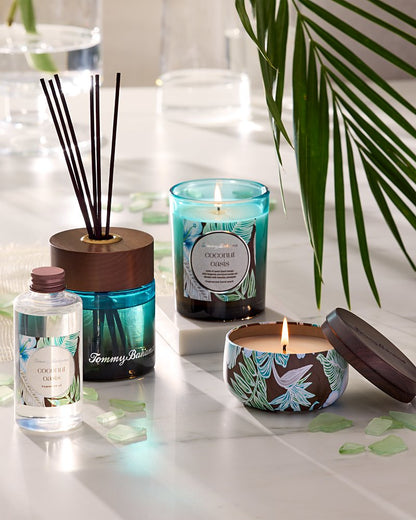 Coconut Oasis Travel Candle Tin Coconut Oasis | Tommy Bahama Smart Buy - Coconut Oasis Travel Candle Tin