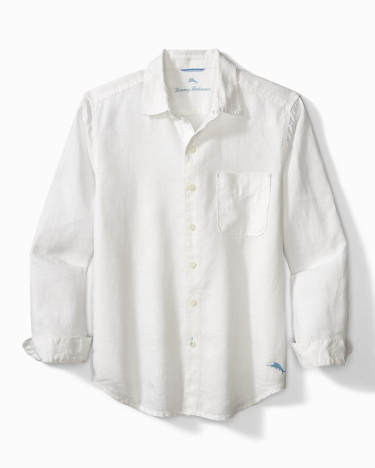 Sea Glass Breezer Linen Shirt White | Tommy Bahama Exclusive - Sea Glass Breezer Linen Shirt