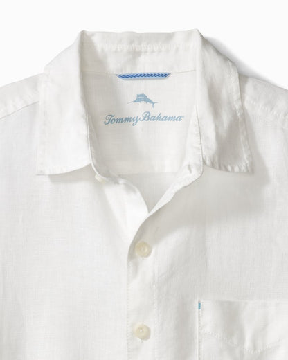 Sea Glass Breezer Linen Shirt White | Tommy Bahama Exclusive - Sea Glass Breezer Linen Shirt