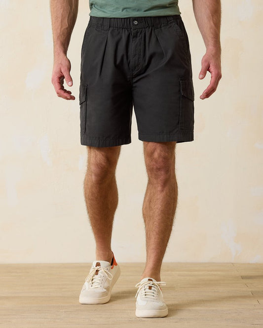Bahama Survivor 8-inch Elastic-Waist Shorts Black | Tommy Bahama Discount - Bahama Survivor 8-inch Elastic-Waist Shorts