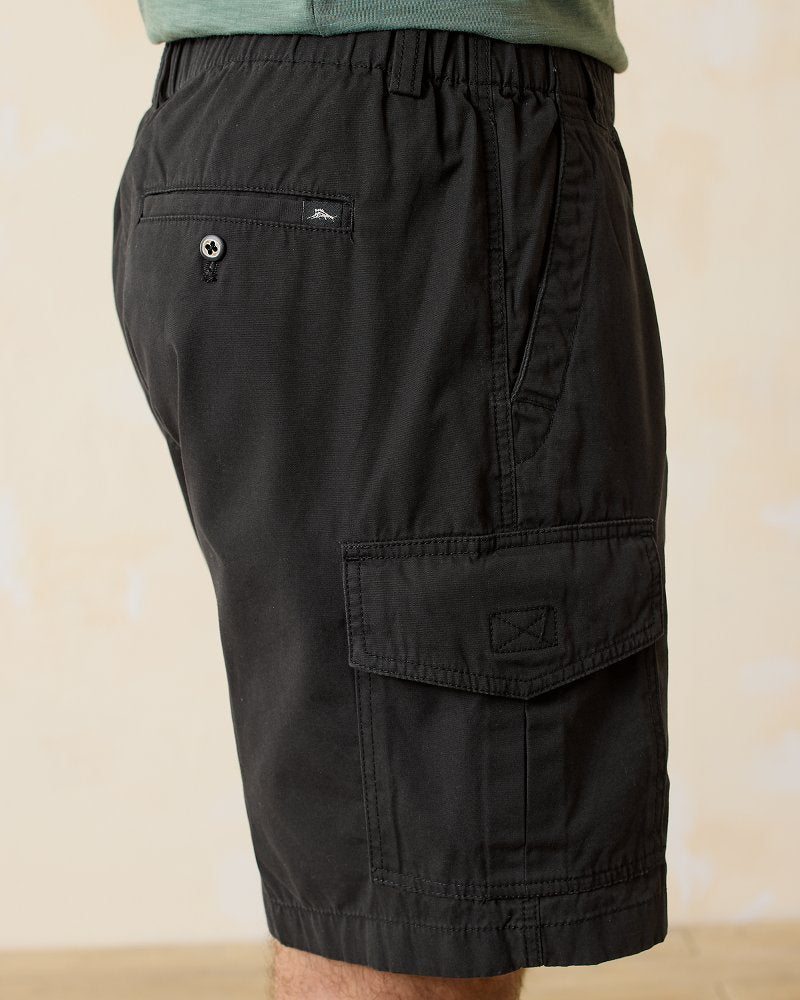 Bahama Survivor 8-inch Elastic-Waist Shorts Black | Tommy Bahama Discount - Bahama Survivor 8-inch Elastic-Waist Shorts