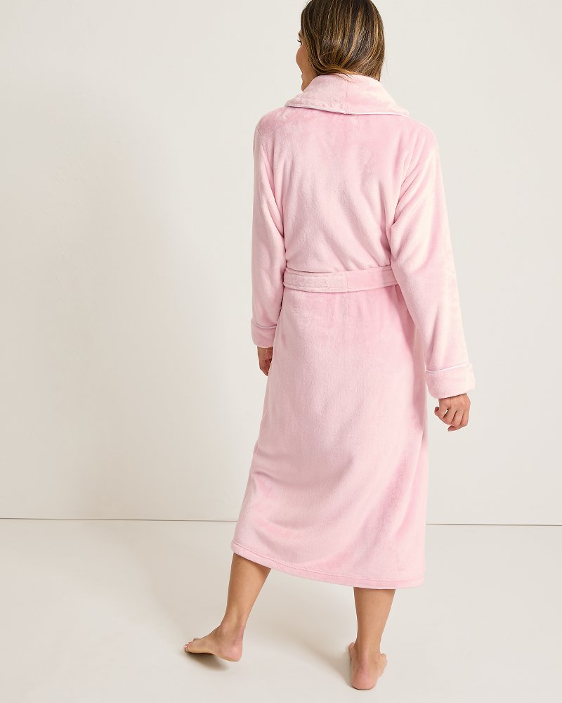 Long Plush Robe Pale Pink | Tommy Bahama Great Value - Long Plush Robe