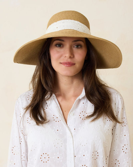 Ultra-Braid Bow Sun Hat White | Tommy Bahama Trending - Ultra-Braid Bow Sun Hat