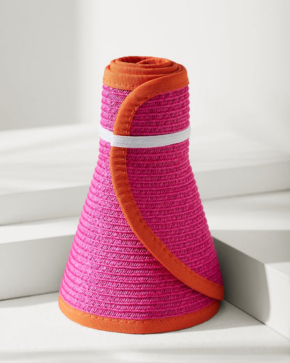 Packable Ultra-Braid Visor Hot Pink/Orange | Tommy Bahama Latest - Packable Ultra-Braid Visor
