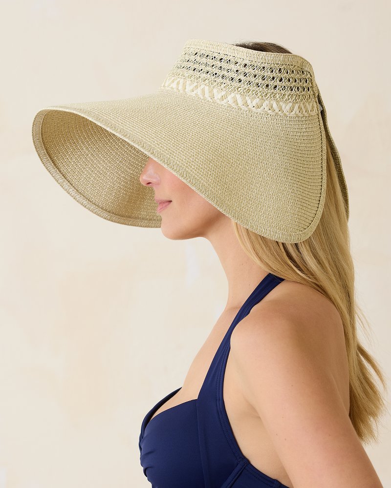 Packable Everyday Full Coverage Visor Mixed Natural | Tommy Bahama Special Offer - Packable Everyday Full Coverage Visor