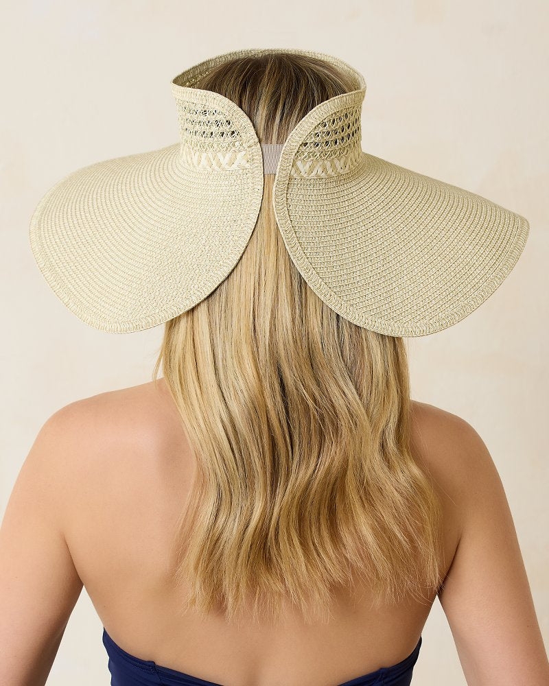 Packable Everyday Full Coverage Visor Mixed Natural | Tommy Bahama Special Offer - Packable Everyday Full Coverage Visor