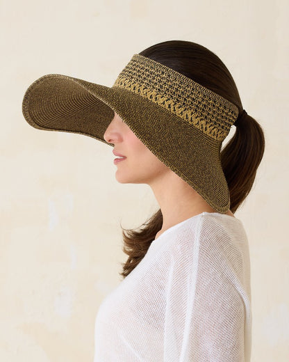 Packable Everyday Full Coverage Visor Mixed Black | Tommy Bahama Featured - Packable Everyday Full Coverage Visor