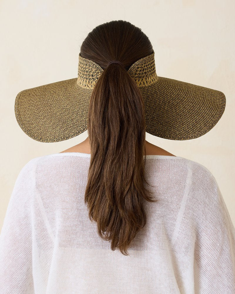 Packable Everyday Full Coverage Visor Mixed Black | Tommy Bahama Featured - Packable Everyday Full Coverage Visor