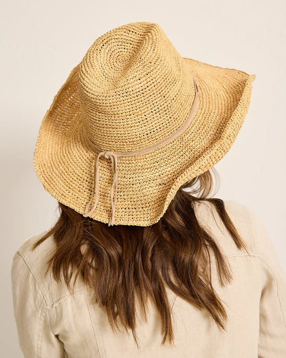 Zahara Raffia Cowboy Hat Natural/Gold | Tommy Bahama Premium - Zahara Raffia Cowboy Hat